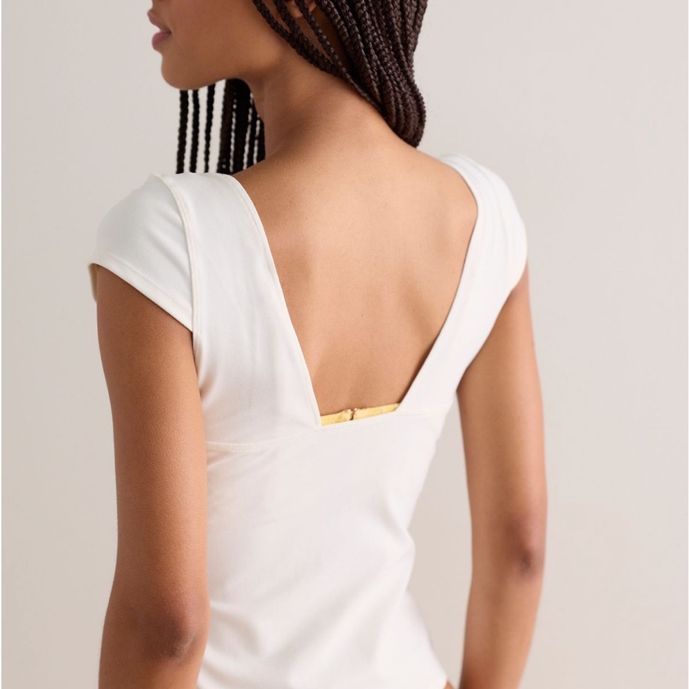 Free people duo corset plunge cami